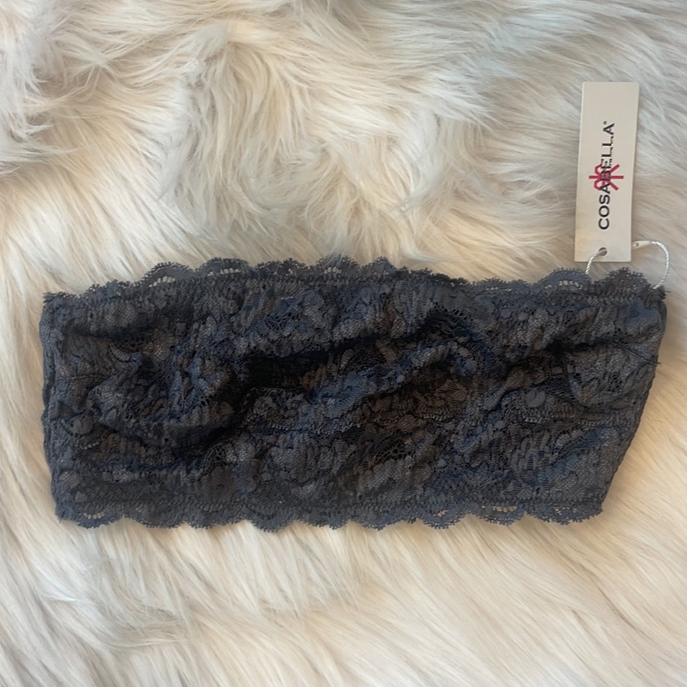 COSABELLA for /BANANA REPUBLIC Never Say Never Flirtie Bandeau Bra in anthracite - Picture 2 of 7